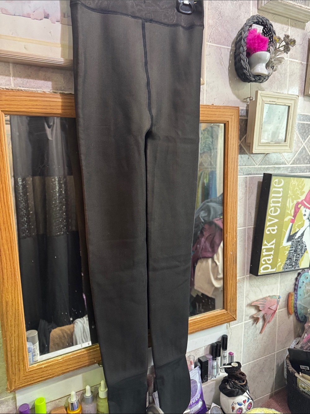 Fleece lined tights